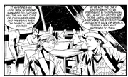 An excerpt from the tie-in promotional comic strip teaser for Regression of the Daleks