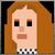 Amy Pond Pixelated Kissogram Icon