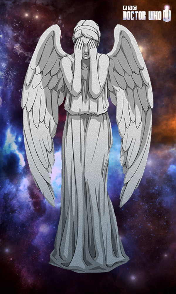 weeping angel drawing