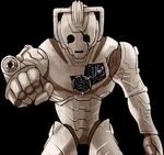 Damaged Cyberman Closeup