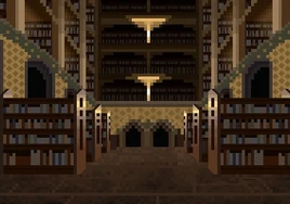 The TARDIS (Library) Pixelated