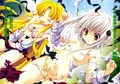 Issei attack is blocked and hits Koneko and Asia instead
