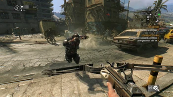 Ein wuchtiger Schlag