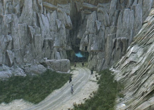 Der Eingang der Höhle