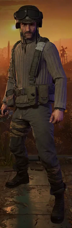 Uniform of regular VSF Soldier, excluding the standard issue military shirt. (The same one worn by Colonel Chris Williams, excepting the rank insignia of a Colonel and ribbons
