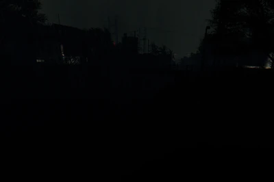 Die Unterführung in der Dunkelheit