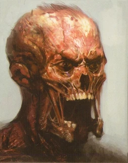 An early concept of the Volatile's head. Along with the previous one, this one has a "skeletal" feel to it