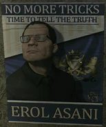 Агитплакат с изображением политика