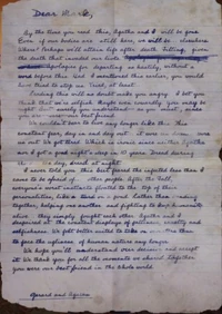 Letter - Bittersweet End