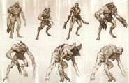 Early concept variations of the Night Hunter.