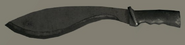 Black Khukuri Knife