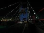 Ein GRE-Abwurf landet auf der Brücke