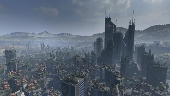 Ein Überblick über den Zentralring. Die Wolkenkratzer bzw. der VNC-Turm sind dabei das Wahrzeichen des Zentrums.