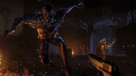 The Following screenshot of three Blue Volatiles attacking two survivors during the night