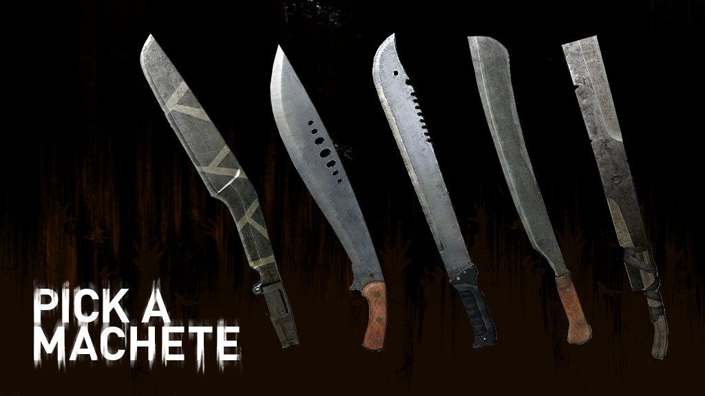Machete in the base game: The Following adds eight new Machetes: In real li...