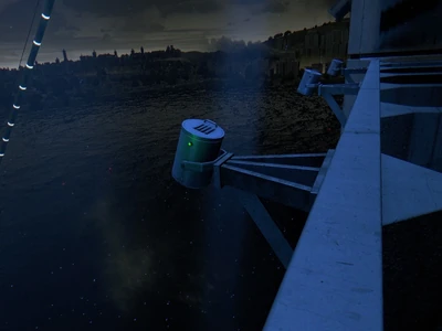 Ein noch funktionierender UV-Strahler