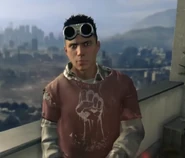 Rahim on a balcony in the Tower.