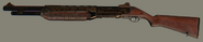 Engraved Semi-Automatic Shotgun.