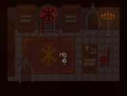 Helliosian Cathedral in Nymeran's study (2019 remake)