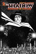 The Shadow: Midnight In Moscow #2 "Black & White" Cover by Howard Chaykin
