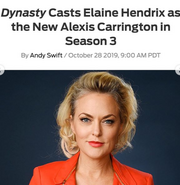 Elaine Casting Announcement2