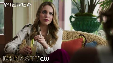 Dynasty Elizabeth Gillies "Fallon Carrington" Interview The CW