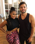 Ashanti and Rafael de la Fuente