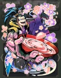 Cherry blossoms portrait
