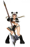 Panda Garb costume set