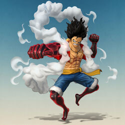 One Piece Monkey D. Luffy illustration, One Piece: Pirate Warriors