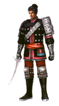 Black Xiang Armor costume set