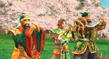 Guan Yu and his brothers making their oath in Kessen II