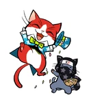 Mygc-2012spring-mainvisual.jpg (164 KB) Nyabraham and Nyanzou visual for 2012 spring welcoming campaign