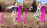 Third and fourth costumes in Musou Orochi Z