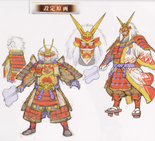 Samurai Warriors 4 rough concept