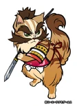 Shibata Kyatsuie in Samurai Cats