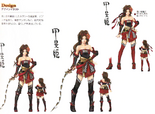 Samurai Warriors 3 rough concept 2