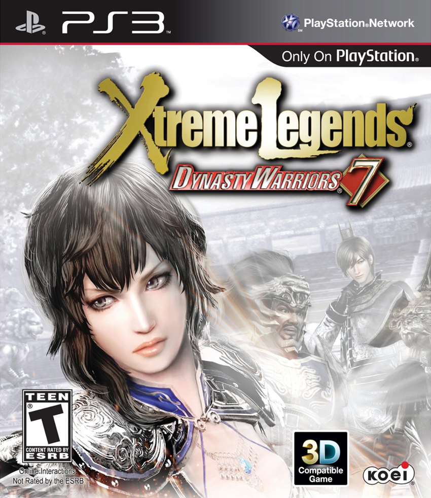 dynasty warriors 7 xtreme legends cover