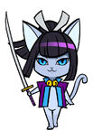 Mori Nyanmaru in Samurai Cats