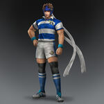 Yue Jin as a rugby player