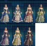 Queen costume set