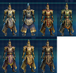 Cavalry costume set