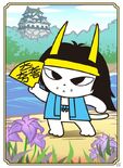 Special Samurai Cats card available with Yuru Chara event
