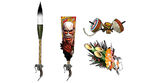 Japanese new year weapon set