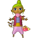 Toon Zelda re-color costume for Tetra