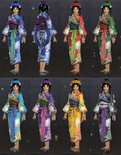 Yukata costume set