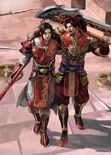 Zhou Yu & Sun Ce Artwork (DW9M).png (844 KB) Shin Sangoku Musou Apuri portrait with Zhou Yu