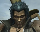 Before his disfigured face