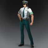 Jiang Wei as a policeman