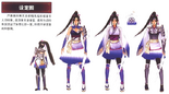 Samurai Warriors 3 rough concept